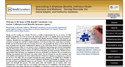 Desktop Screenshot of mkbenefitconsultants.com